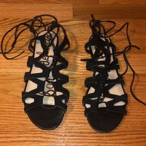 Sam Edelman Lace up sandals.